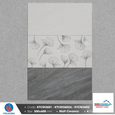 Gạch 30x60 men mờ KTCM3602-KTCM3602A-KTCM3601