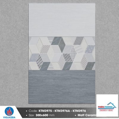 Gạch 30x60 men mờ KTM3976-KTM3976A-KTM3975