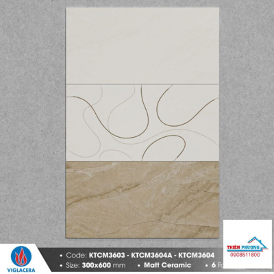 Gạch 30x60 men mờ KTCM3604-KTCM3604A-KTCM3603