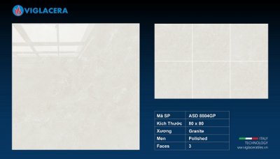 GẠCH GRANITE (80X80) VIGLACERA ASD 8804GP