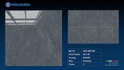GẠCH GRANITE (80X80) VIGLACERA ASD 8807GP